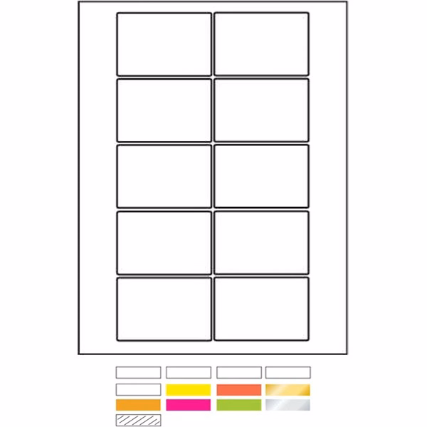 Laser Labels Printed (2"x3")