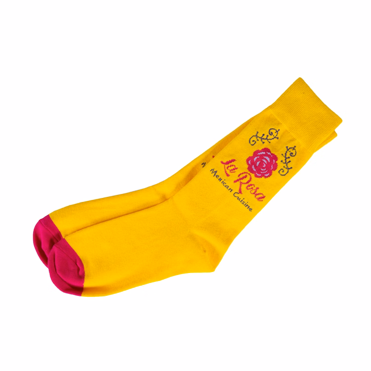 Woven Mid-Calf Socks
