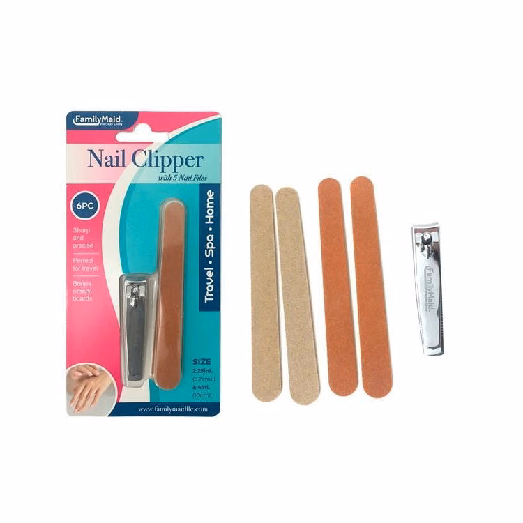 Nail Clipper & File Sets - 6 Piece