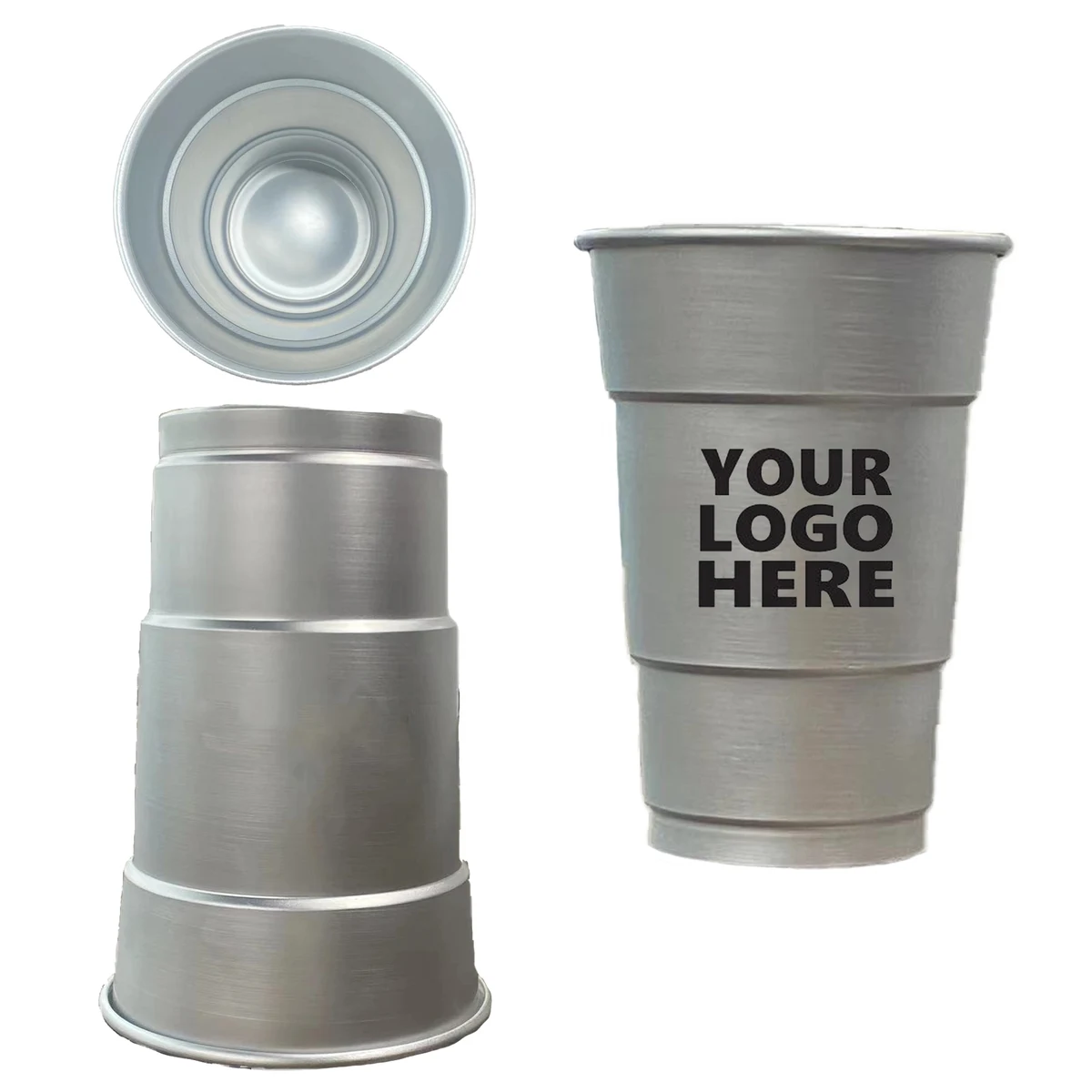 16oz Aluminum Drinking Cup 1
