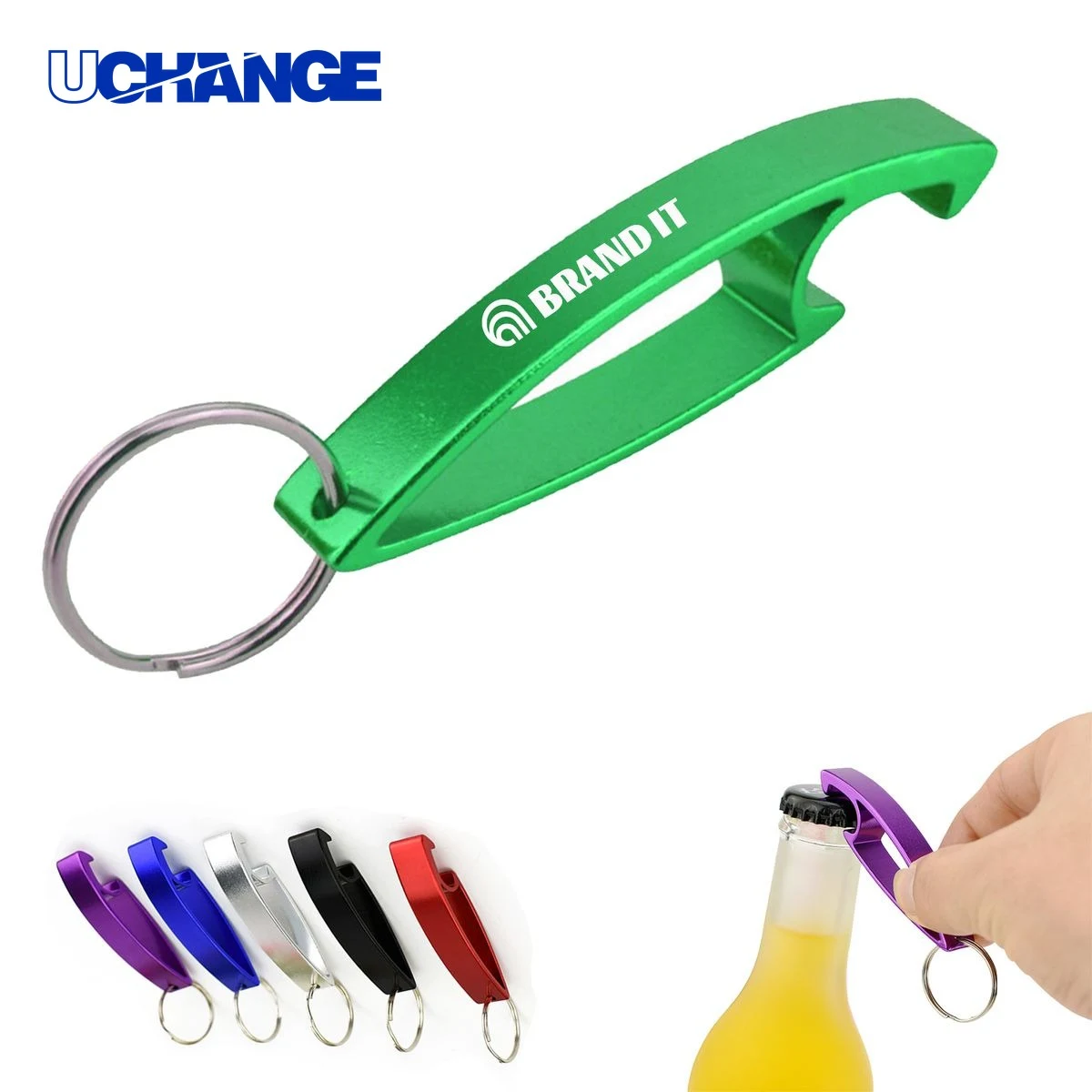Aluminum Bottle Opener Keychain Tool 1
