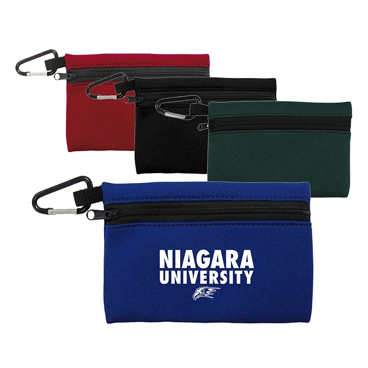 Neoprene Pouch with Carabiner Clip 1