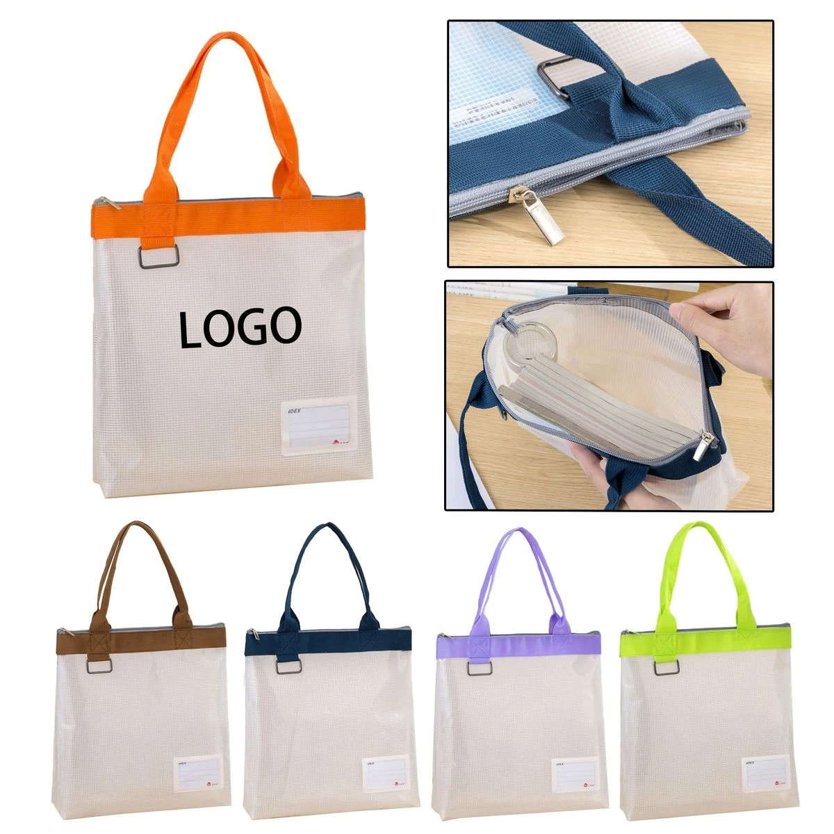 Student Exam Paper Organizer Tote Bag 1
