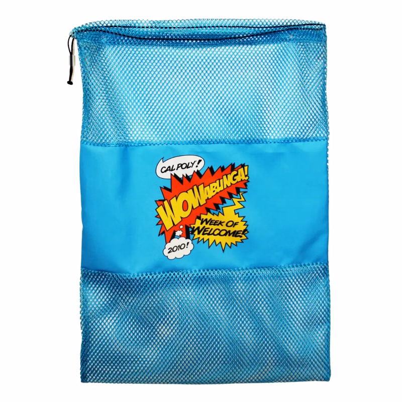Mesh Laundry Bag with Panel