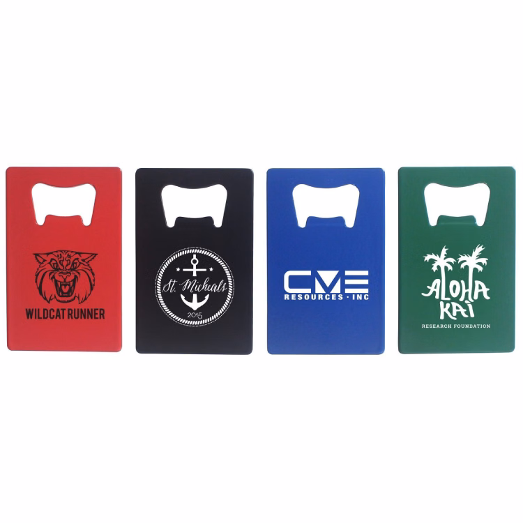Color Stainless Credit Card Bottle Opener