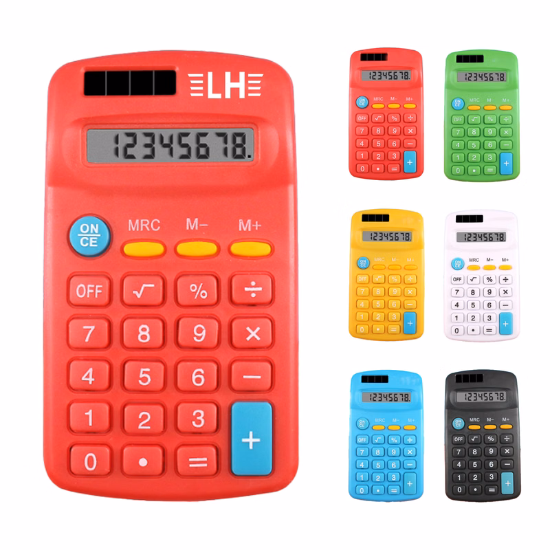 8-digit student portable calculator