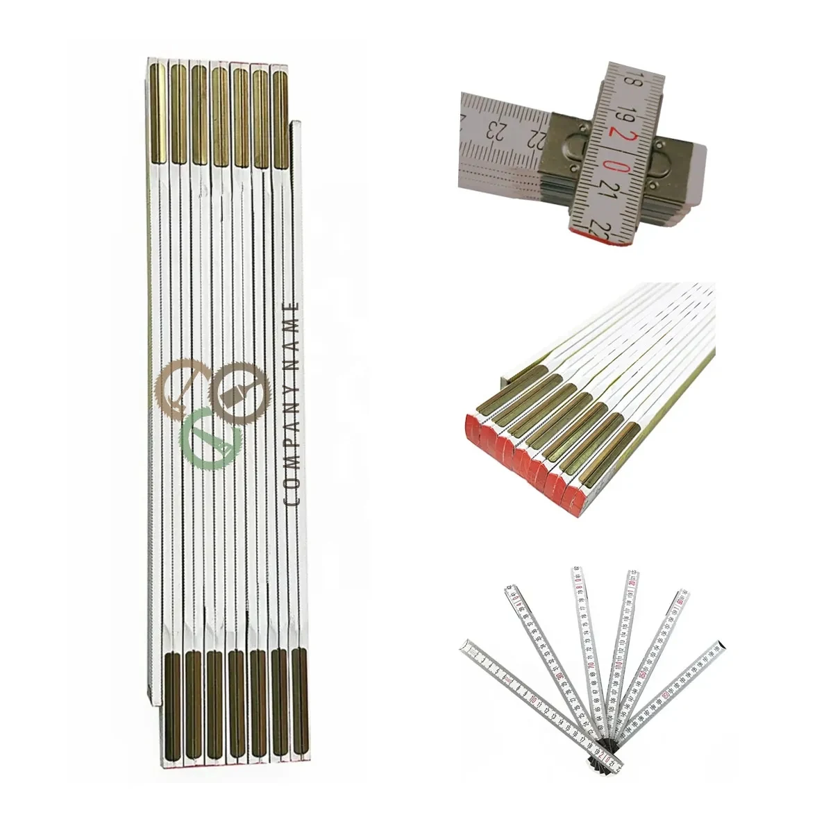 Carpenter Folding Wooden Ruler 1