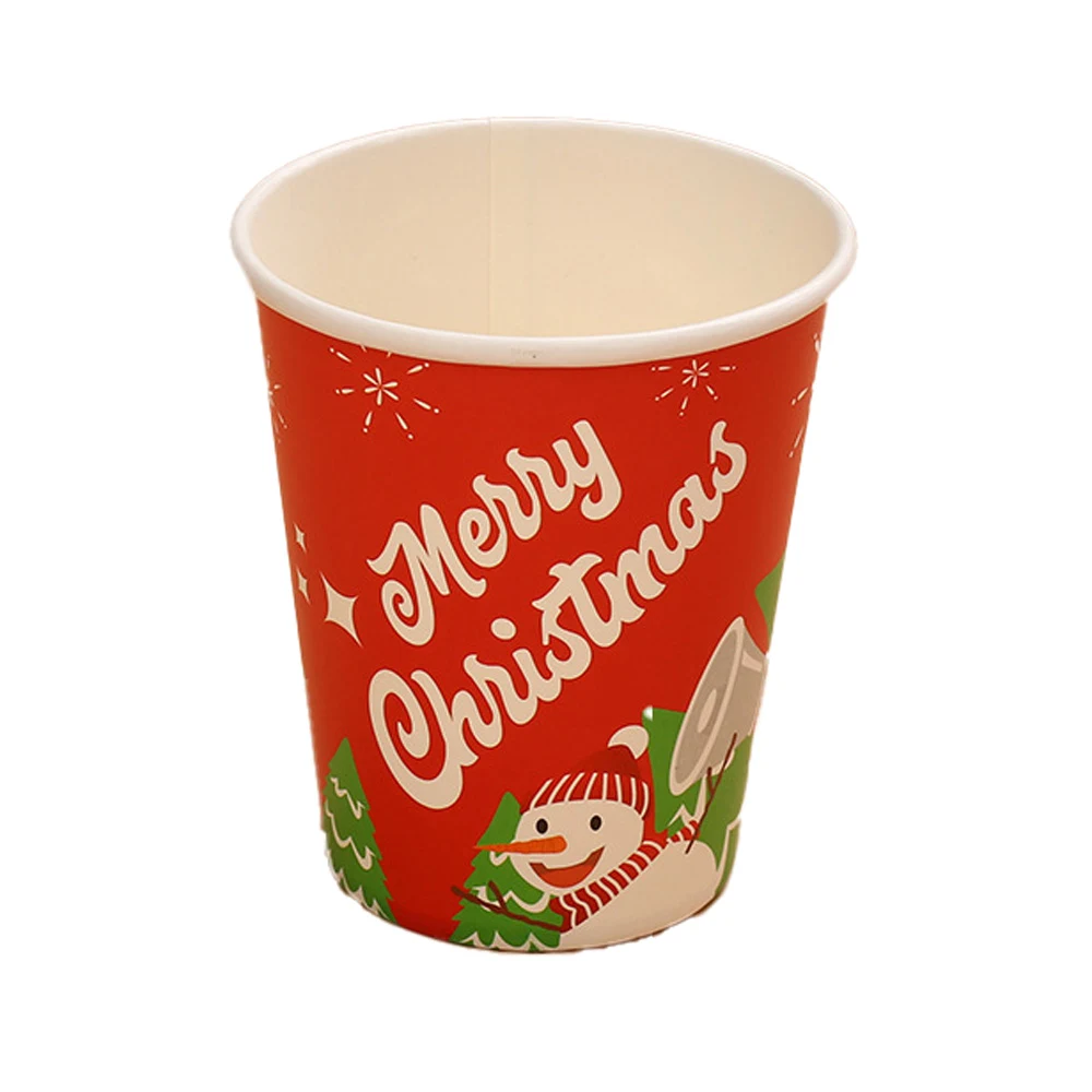 9 Oz Christmas Disposbale Paper Cup 1