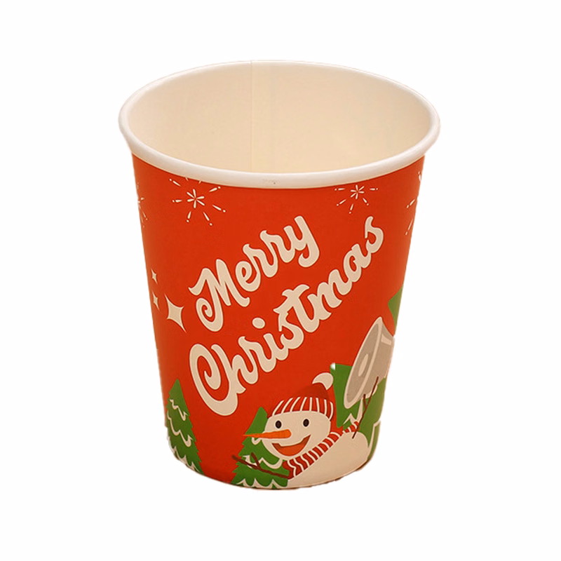 9 Oz Christmas Disposbale Paper Cup