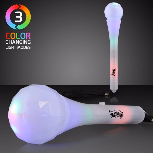 LED Microphone Toy with Flashing Lights