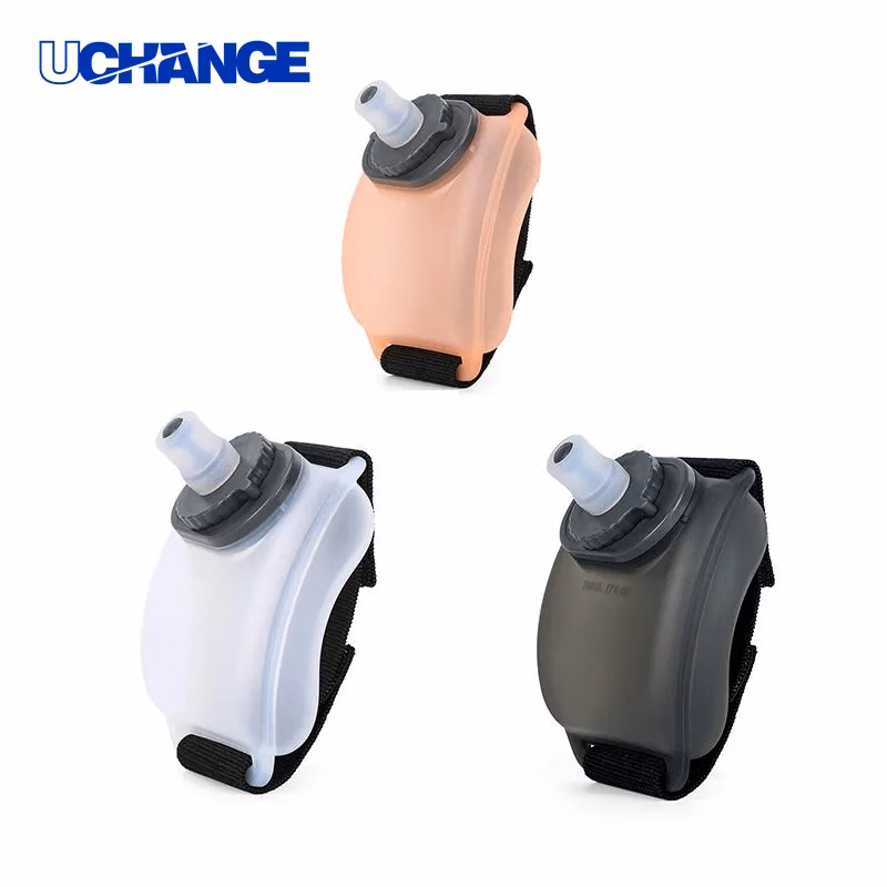 Food-Grade Silicone Wrist Water Bottle for Running & Outdoor Sports
