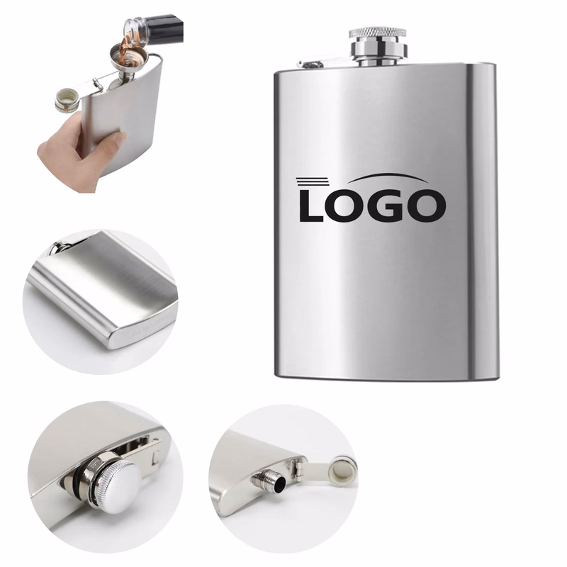 8oz Portable Stainless Steel Flask