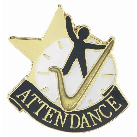 Attendance Academic Achievement Pin 1