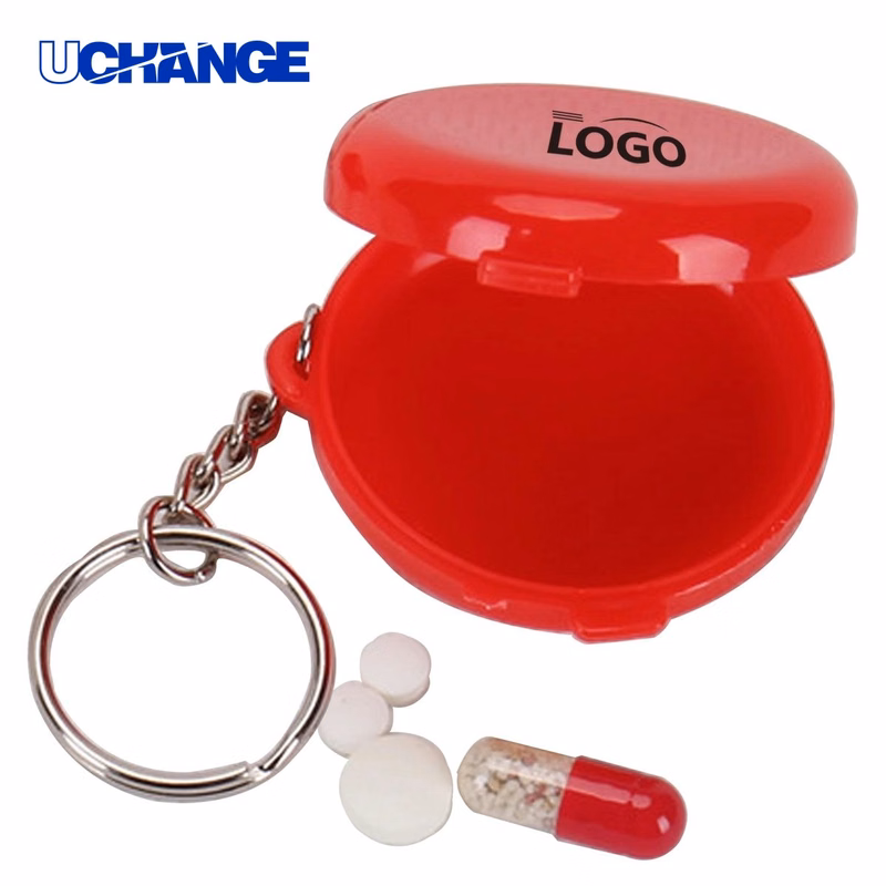 Health Keychain PP Pill Case Organizer