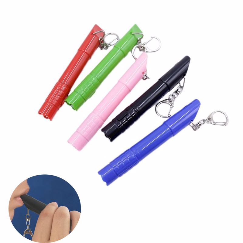 Safety Whistle High Decibel LED Flash Light Pen