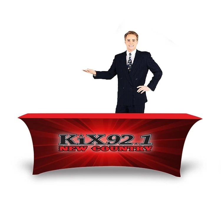 8FT (Eight Foot) Dye Sub Spandex Tablecover 1