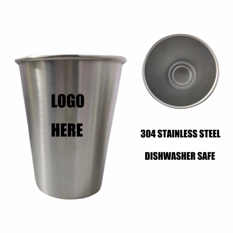16 oz. Stainless Steel Cups