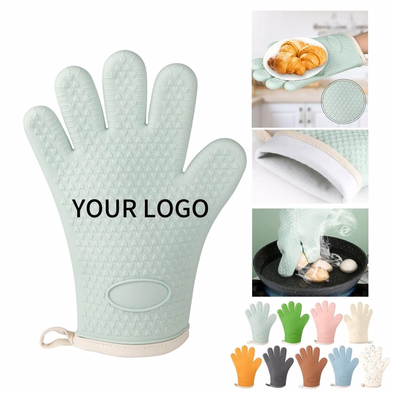 Silicone Oven Mitts for Baking and Grilling