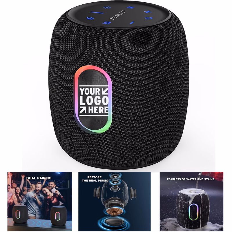 360Surround 75W Portable IP67 Wireless Bass Boost Bluetooth 5.2 Stereo Dual Pairing Speaker