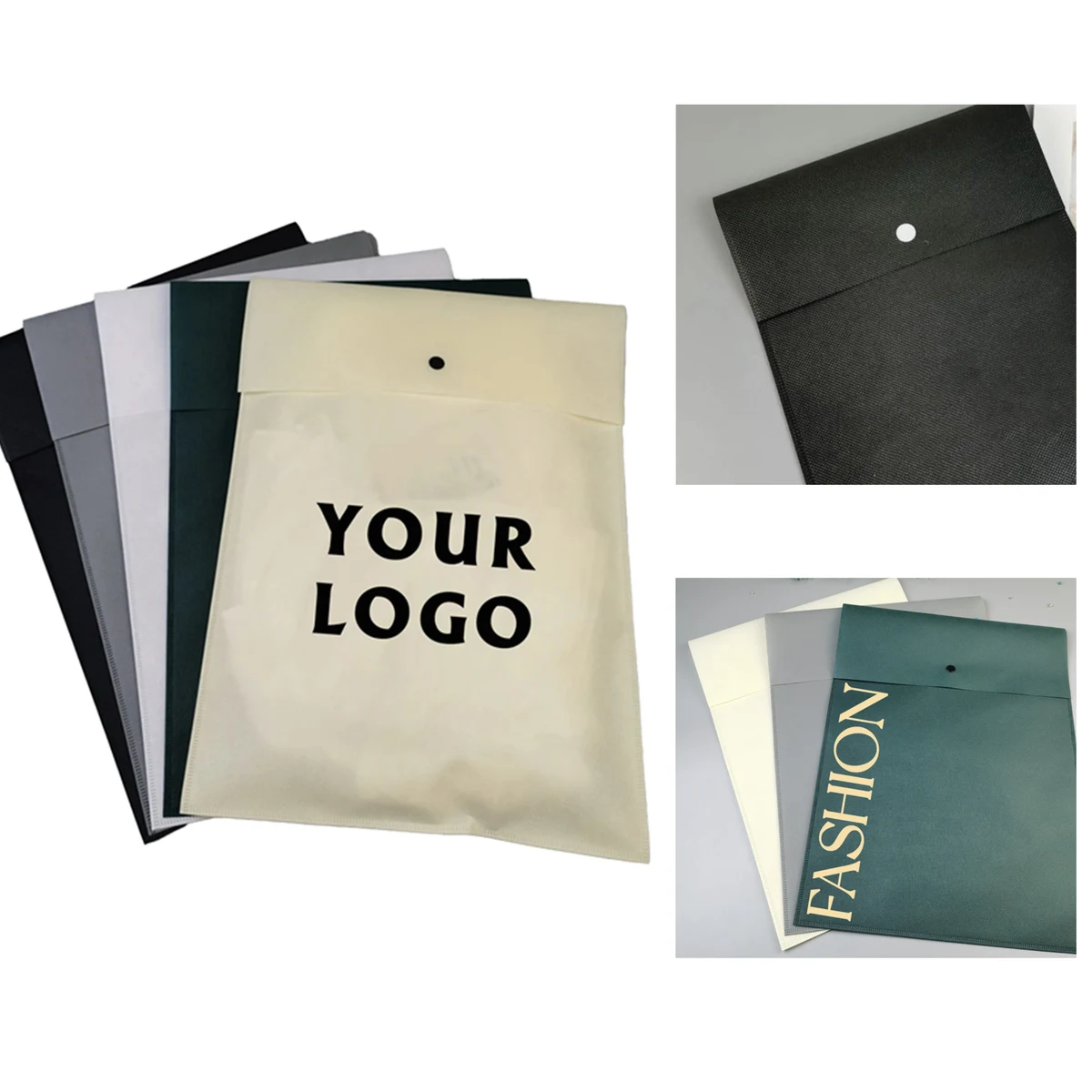 High - grade Non - woven Garment Bag with Quality Button 1