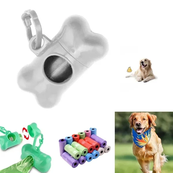 Custom 1 Gallon Leak Proof Dog Waste Dispenser Poop Bags — Pet Care Essential 1