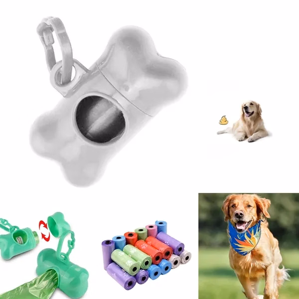 Custom 1 Gallon Leak Proof Dog Waste Dispenser Poop Bags — Pet Care Essential