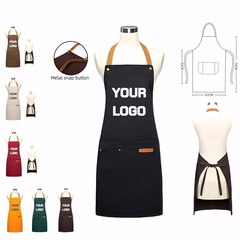 Premium Waterproof Cooking Apron with Multiple Pockets
