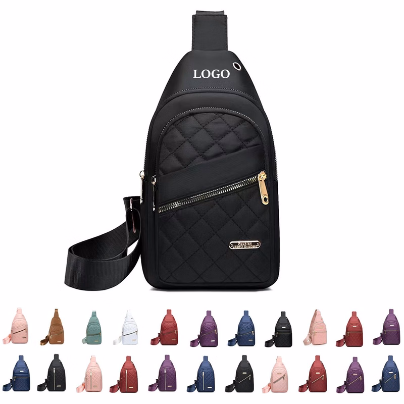 Quilted Crossbody Sling Backpack