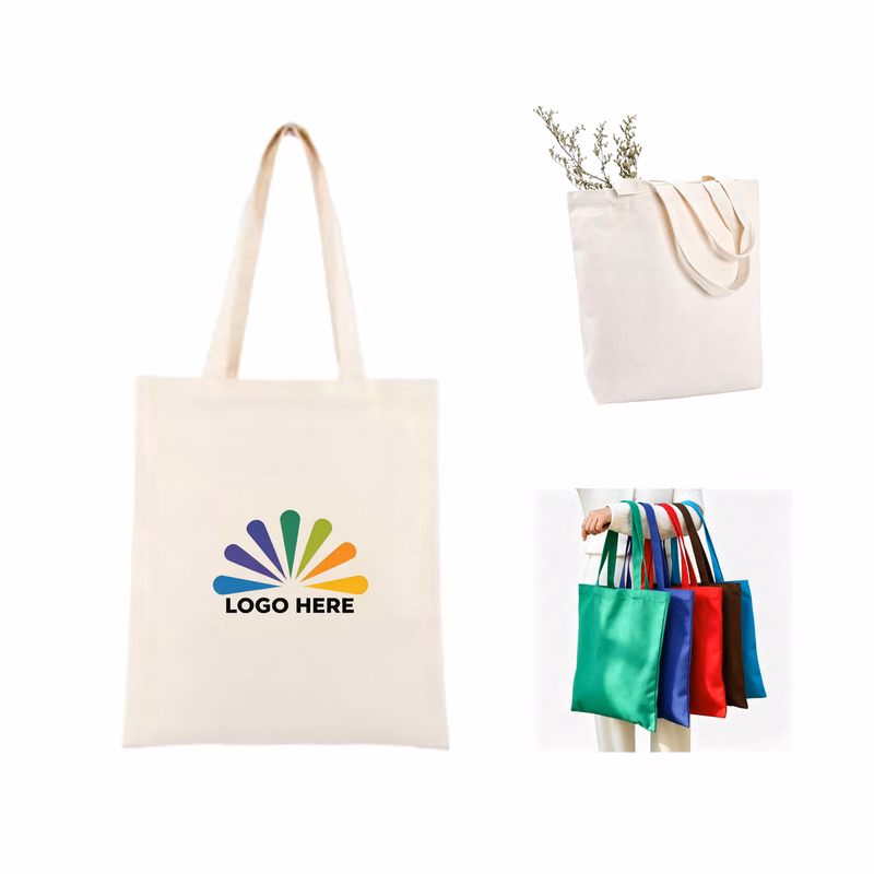 Eco-Friendly Reusable Custom Logo Canvas Shopper