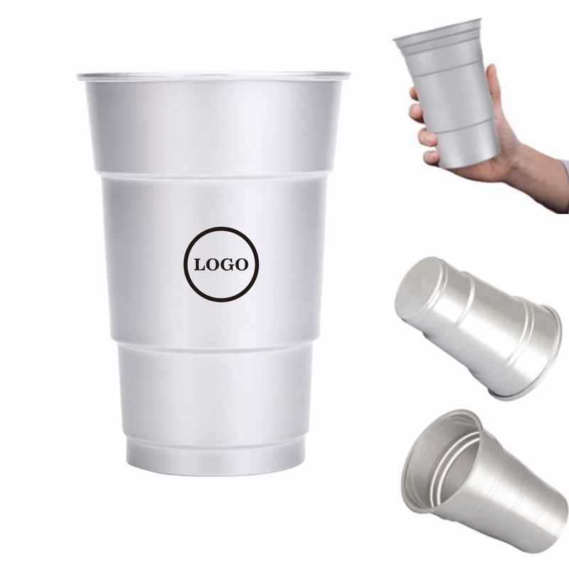 Eco-Friendly Reusable Aluminum Cup for Parties