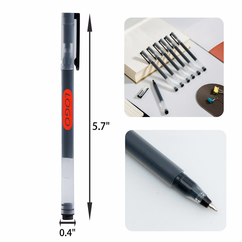 MOQ 50 PCS Smooth Black Signature Pen