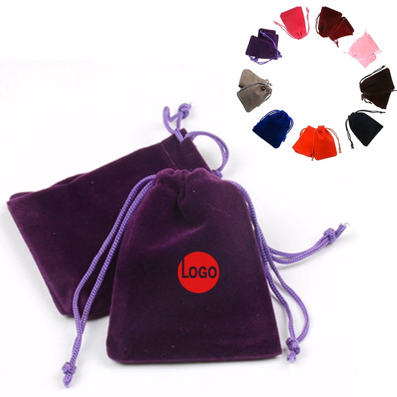 Stylish Pile Coating Drawstring Gift Bag