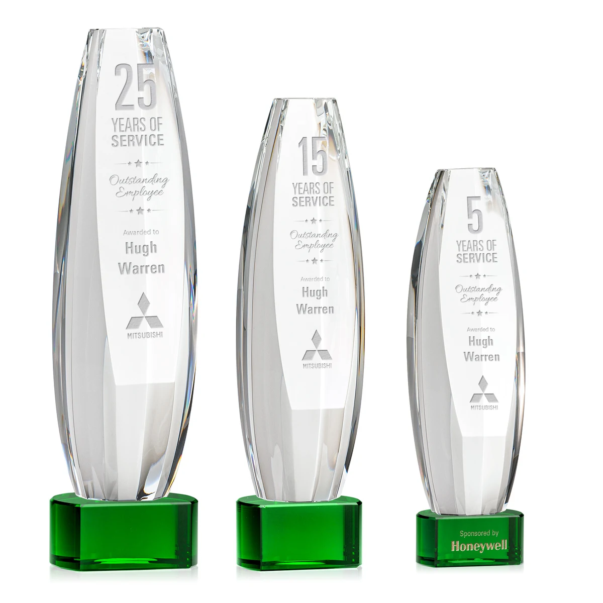 Hoover Award on Paragon Base - Green 1