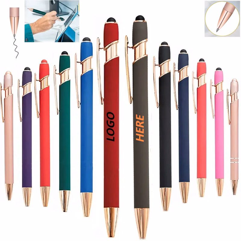 Aluminum Pen with Stylus Writing Tool