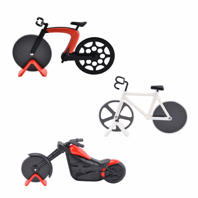 Motorcycle pizza cutter