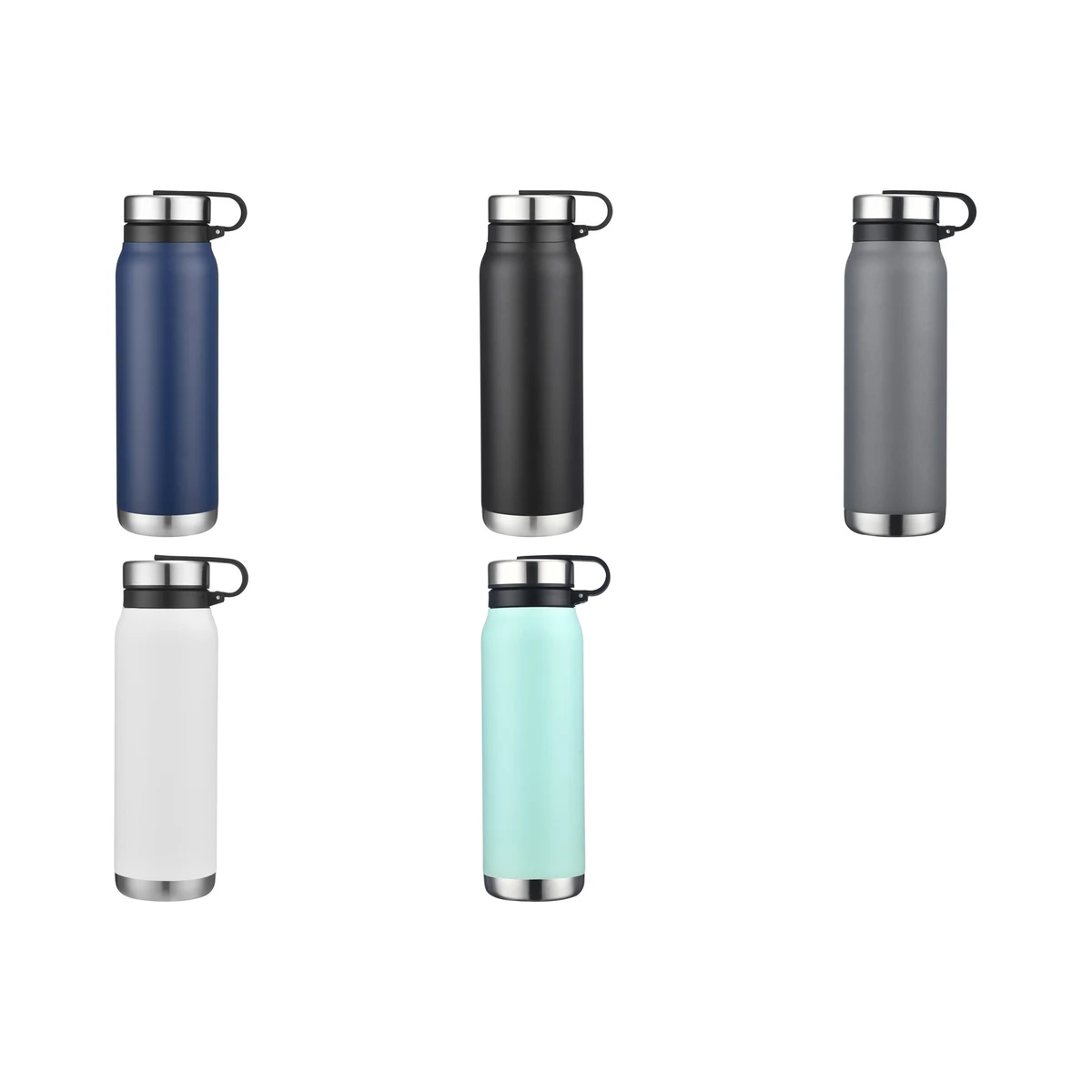 Endura 20 oz Vacuum Water Bottle with Removable Stainless Steel Lid, custom water bottle with logo imprint 1