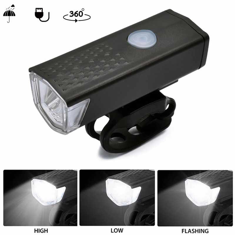 MOQ50PCS Rechargeable Front Bike Light