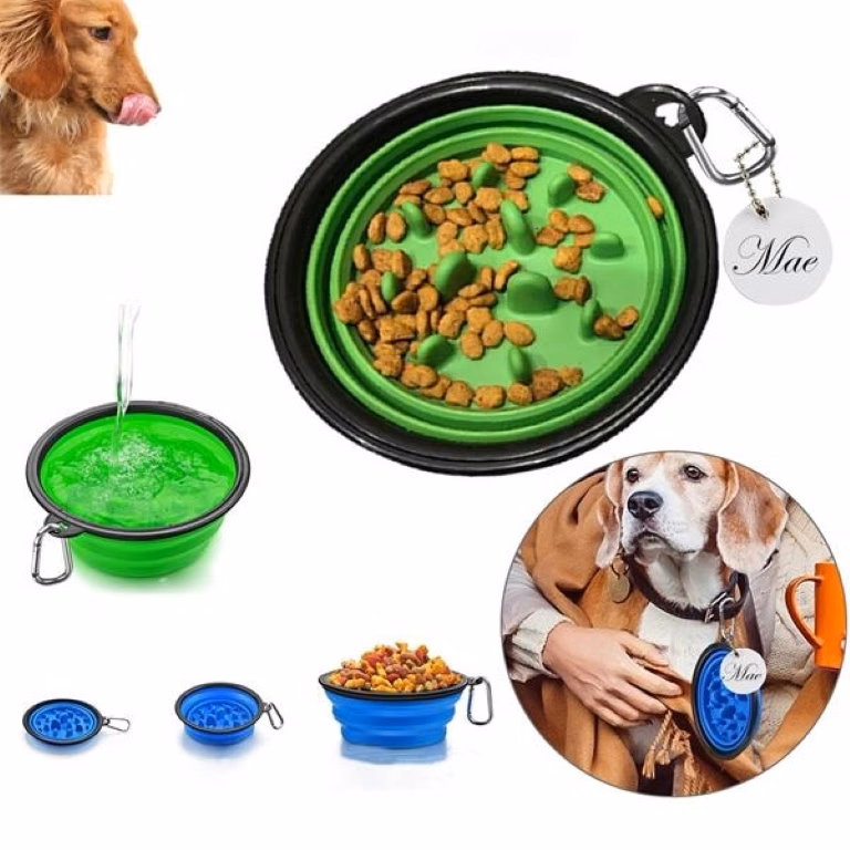 Collapsible Silicone Foldable Pet Bowl