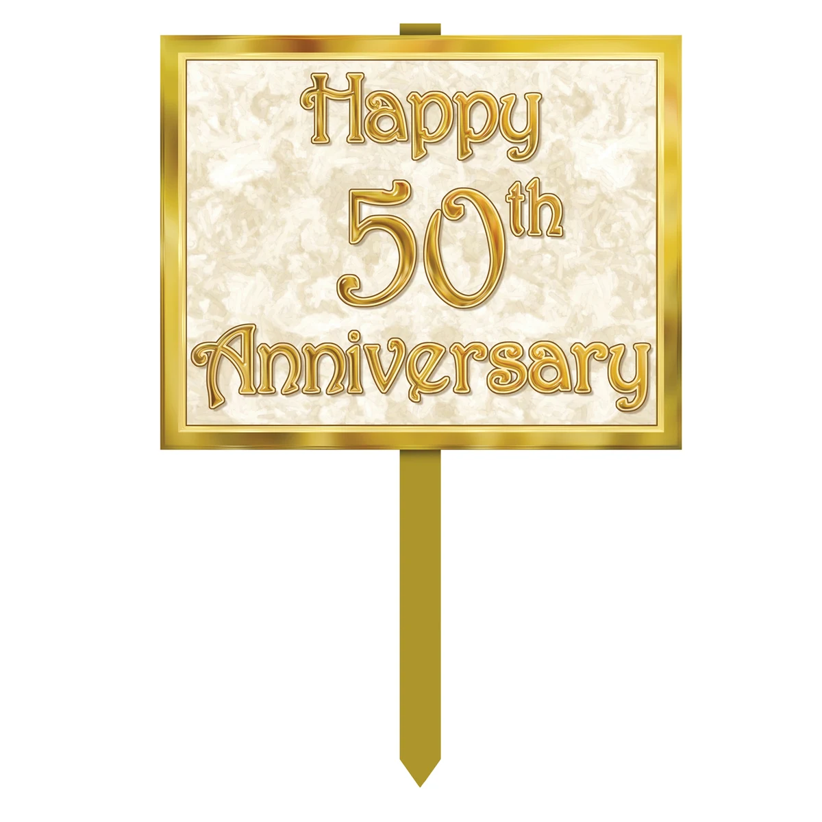 50th Anniversary Yard Sign 1