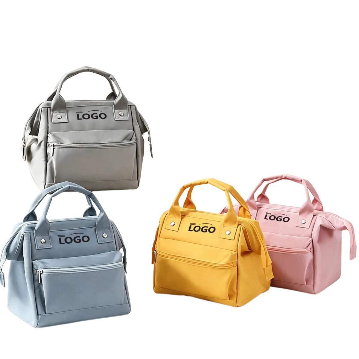 Oxford Fabric Insulated Lunch Tote Bag 1