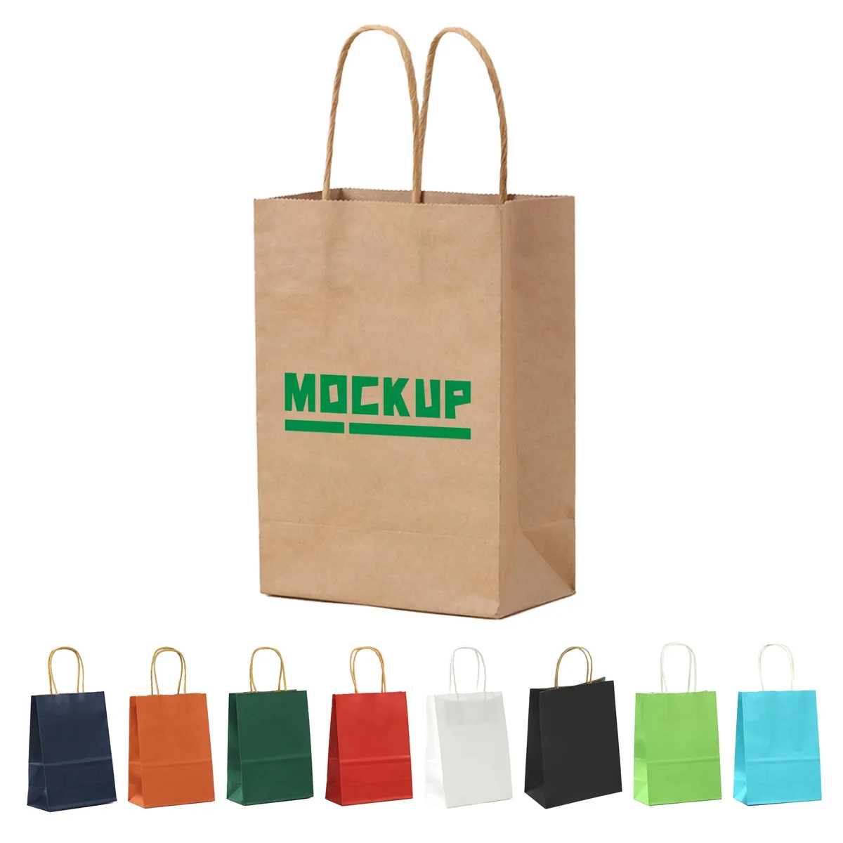 Kraft Paper Gift Bag MOQ 100 PCS 1