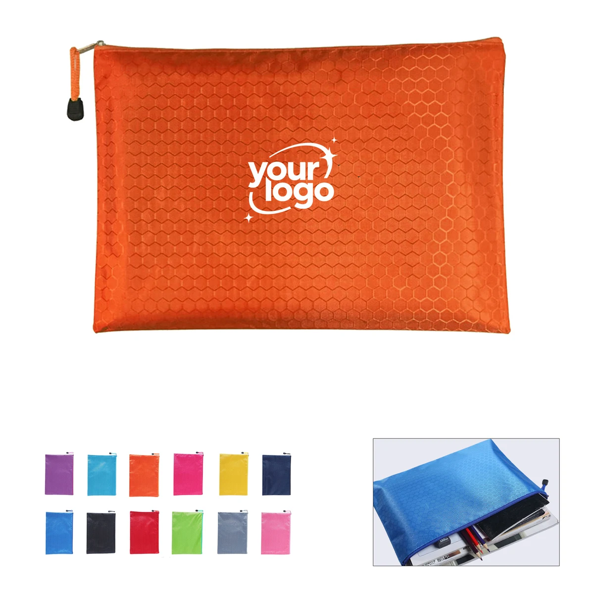 Waterproof A4 Document Zipper Bag 1