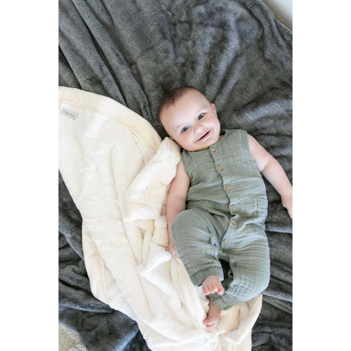 Lush Natural-Mini Luxury Blanket (15x20) 1