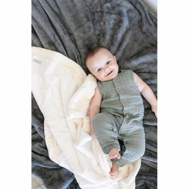 Lush Natural-Mini Luxury Blanket (15x20)