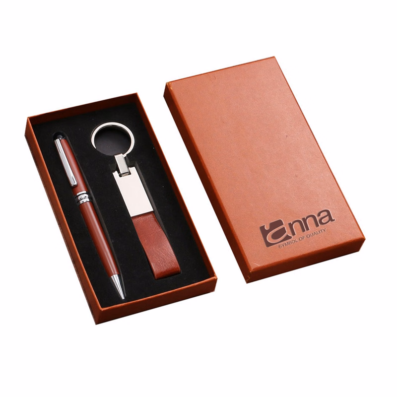 Metal Pen Key Chain Gift Set