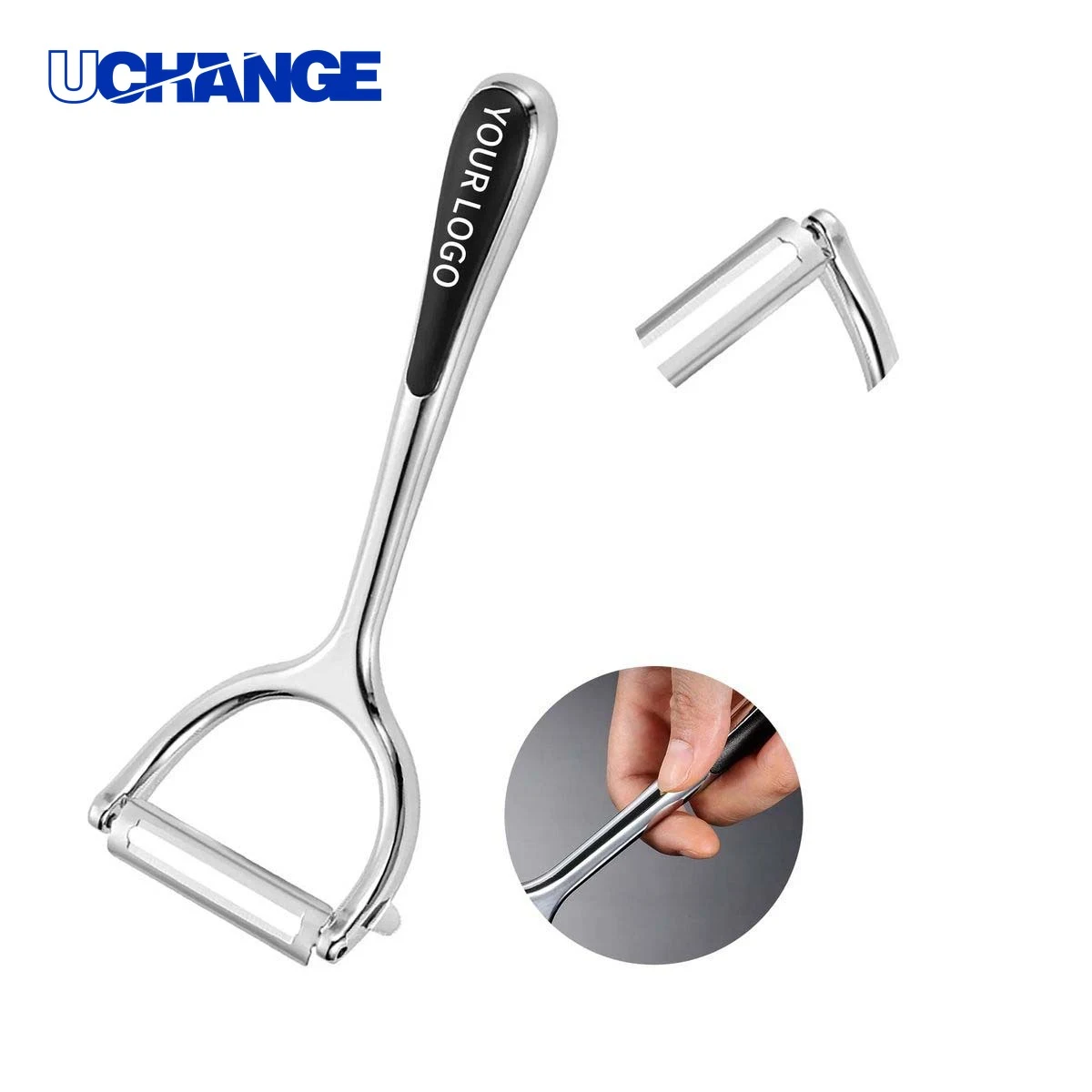Durable Zinc Alloy Peeler Tool with Ergonomic Handle 1