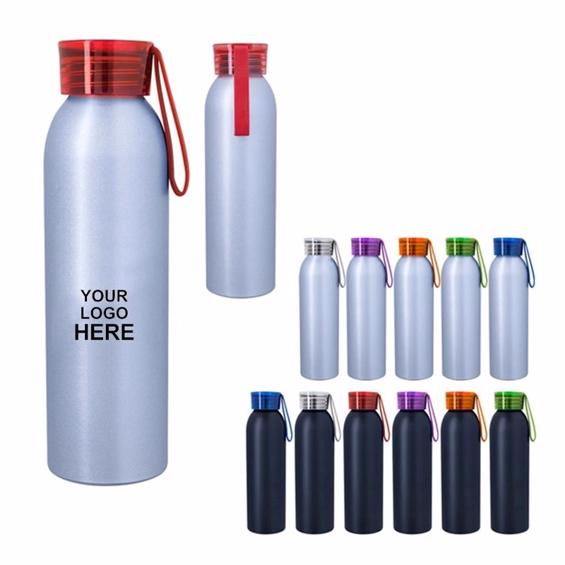 22Oz Uninsulated Single Wall Aluminium Sports Water Bottle