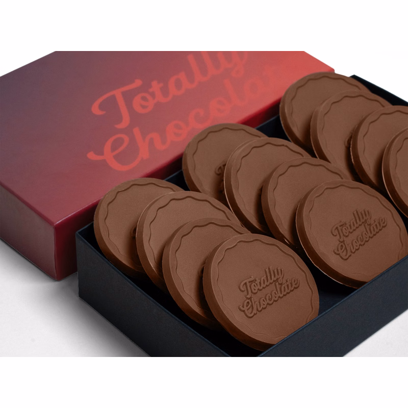 Gourmet 12-Piece Chocolate Shortbread Cookie Gift Set with Luxury Custom Packaging