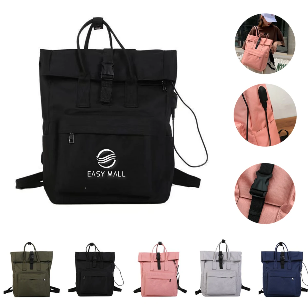 Travel Laptop Backpack Business Casual Bag 1