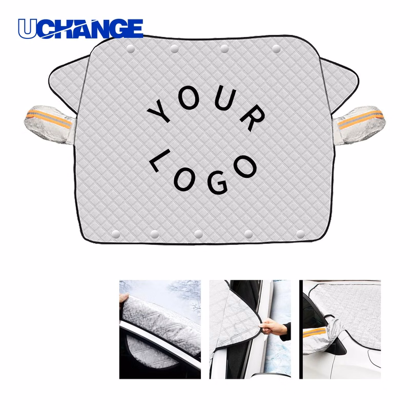 Car Windshield Snow Cover with Magnetic Edges for Vehicle Use